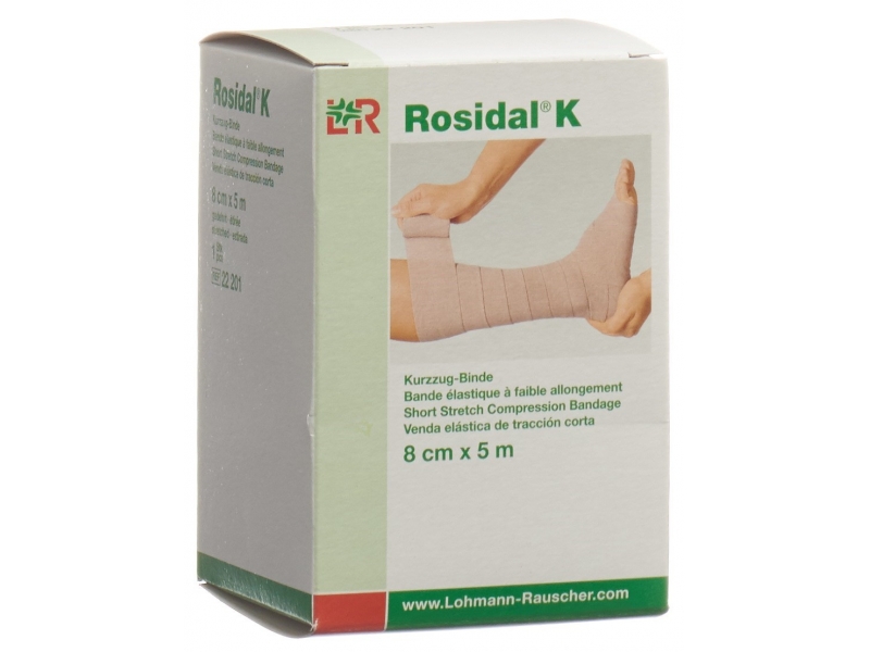 Rosidal K bande élastique à faible allongement 8cmx5m