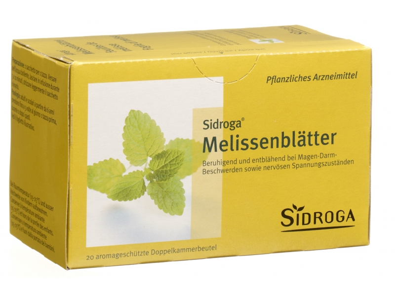 Sidroga feuilles de mélisse 20 sach 1.5 g