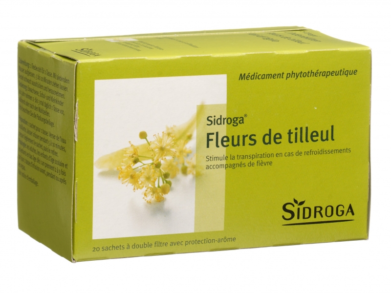 Sidroga fleurs de tilleul 20 sach 1.8 g