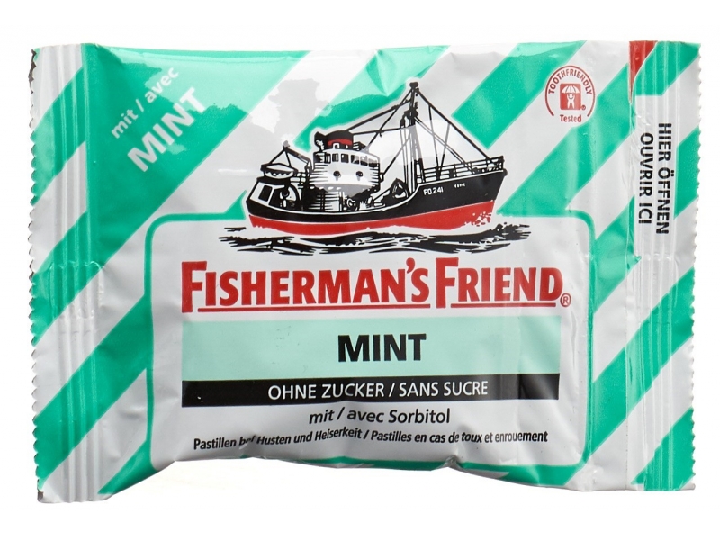 Fisherman's Friend mint pastilles sans sucre sach 25 g