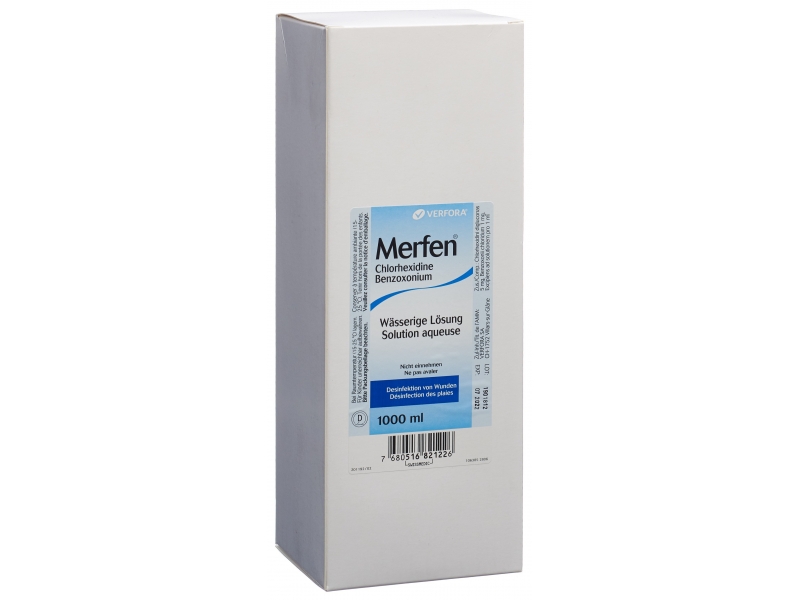 Merfen wässerige Lösung farblos 1000 ml