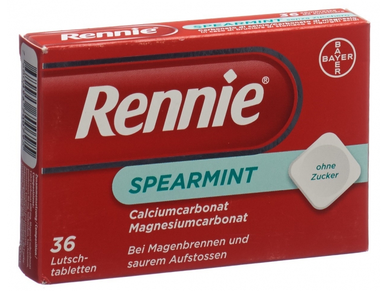 Rennie Spearmint cpr sucer 36 pce