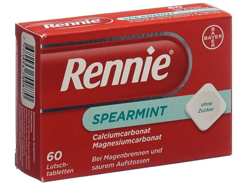 Rennie Spearmint cpr sucer 60 pce