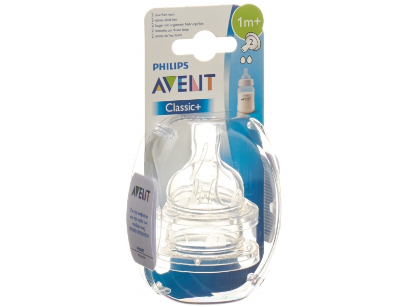 Avent Philips Tee Sauger 2 Loch 2 Stk
