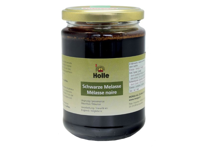 Morga Schwarze Melasse flüssig Glas 450 g