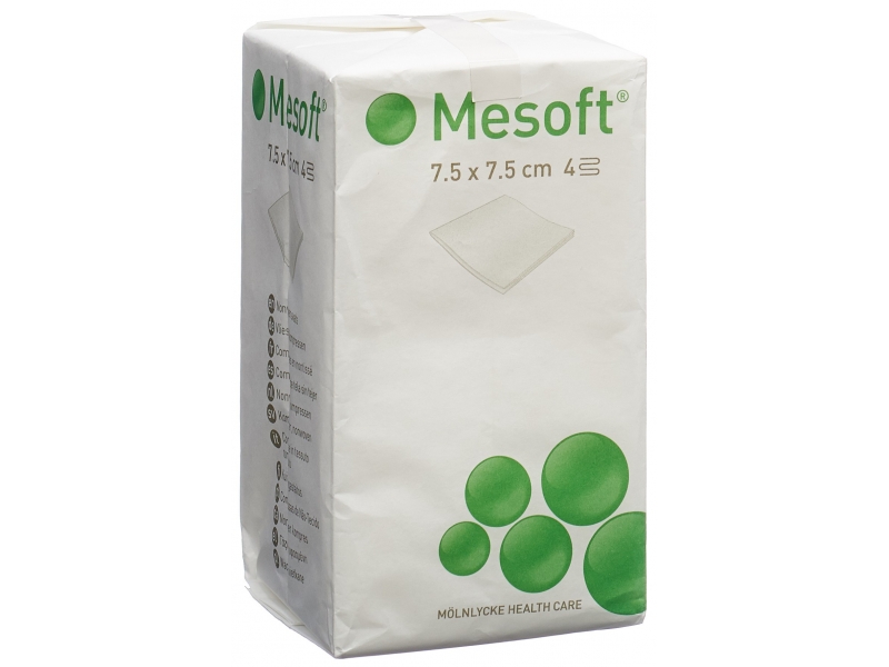 Mesoft NW Kompressen 7.5x7.5cm unsteril 100 Stk