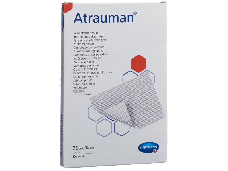 ATRAUMAN Salbenkompressen 7.5x10cm steril 10 Stk