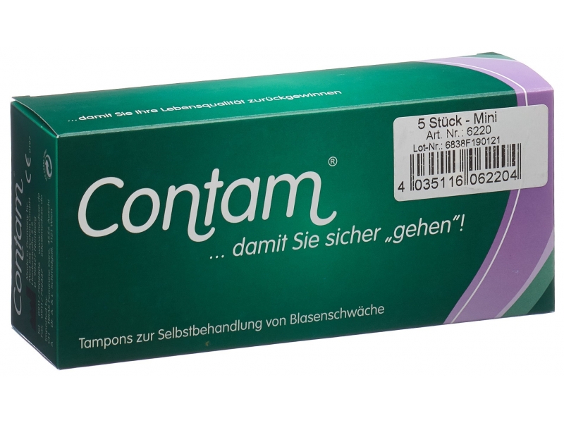 Contam Vaginaltampon 22mm Mini 5 Stk