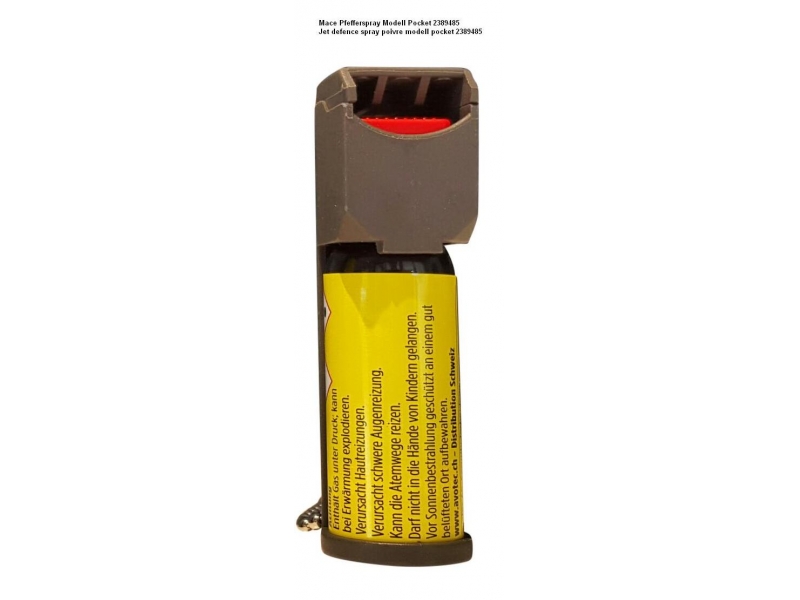 mace jet défense spray poivre modèle pocket