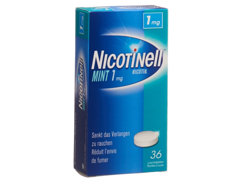 Nicotinell cpr sucer 1 mg mint 36 pce