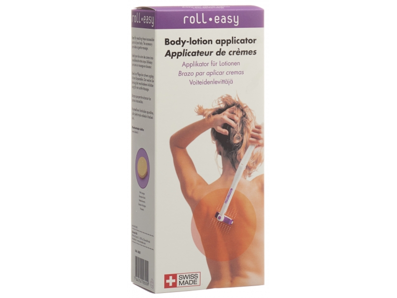 ROLL EASY Applikator für Lotionen m 4 Aufsätze
