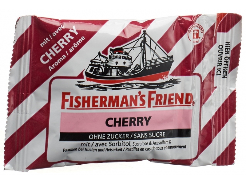 Fisherman's Friend cherry pastilles sans sucre sach 25 g