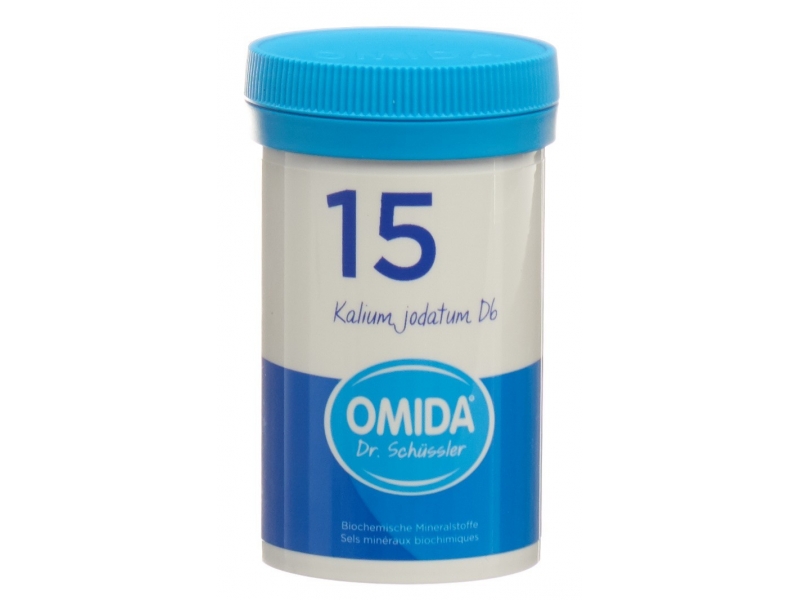 Omida Schüssler Nr15 Kalium jodatum Tabl D 6 Ds 100 g