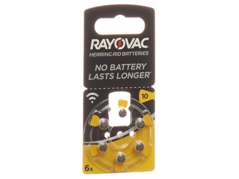 RAYOVAC Batterie Hörgeräte 1.4V V10 6 Stk
