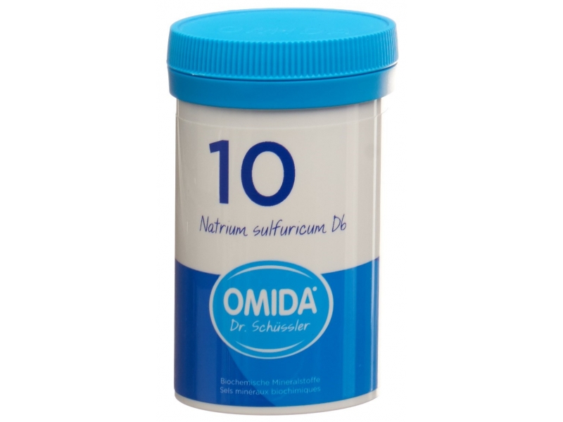 Omida Schüssler no10 natrium sulfuricum cpr 6 D bte 100 g