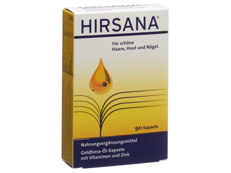 HIRSANA Capsules huile millet doré 90 pce