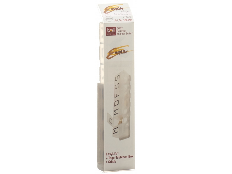 BORT EASYLIFE 7 Tage Tabletten Box transparent