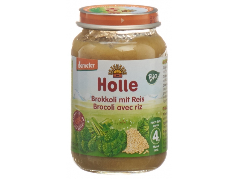 Holle Brokkoli mit Reis demeter Bio 190 g