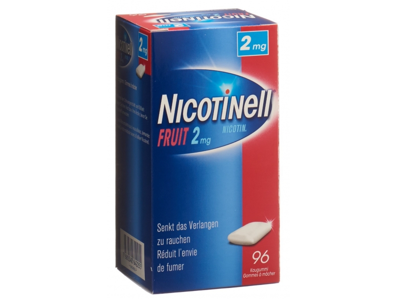 Nicotinell Gum 2 mg fruit 96 Stk