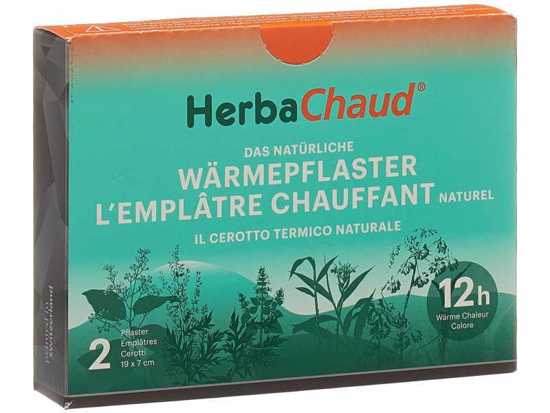 HerbaChaud emplâtre chauffant 19x7cm 2 pce