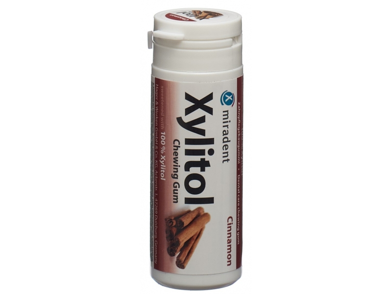 Miradent Xylitol Chewing Gum cannelle 30 pce