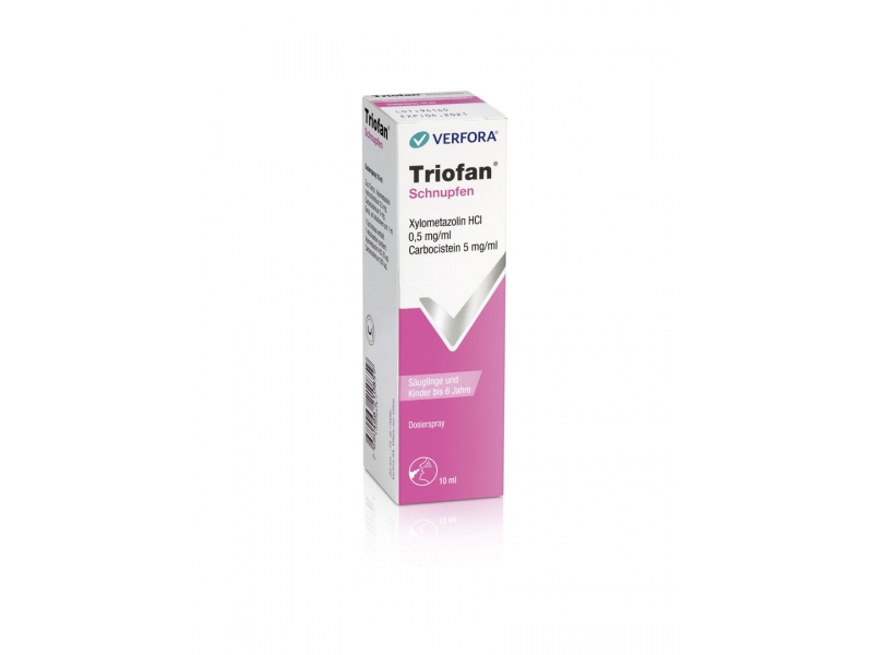 Triofan Schnupfen Dosierspray Kleinkinder und Bébés bis 6 Jahre 10 ml