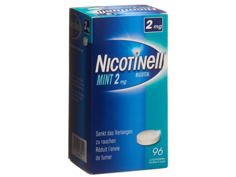 Nicotinell Lutschtabl 2 mg mint 96 Stk