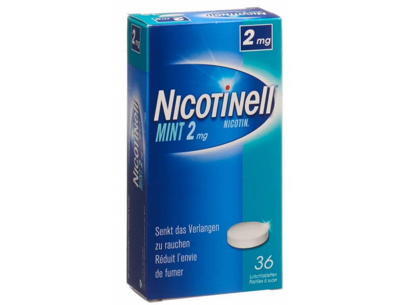 Nicotinell Lutschtabl 2 mg mint 36 Stk