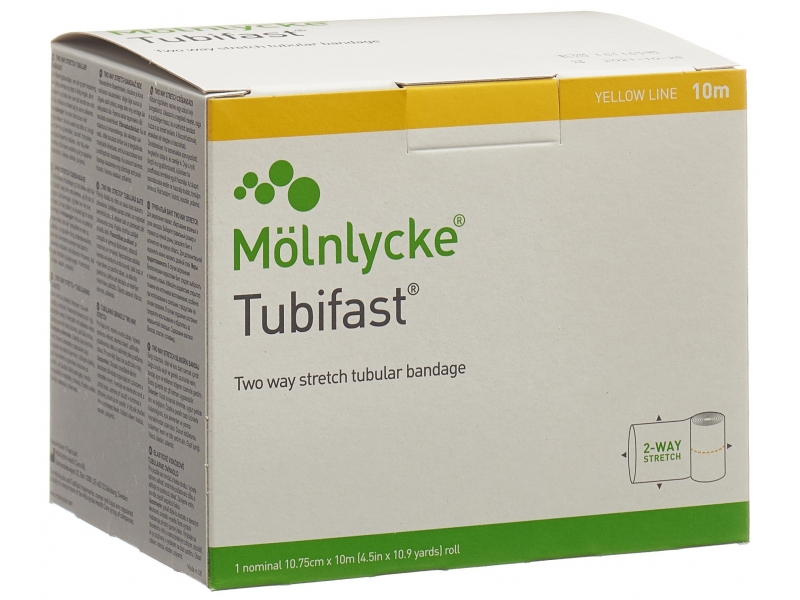 Tubifast Schlauchbandage 10.75cmx10m gelb