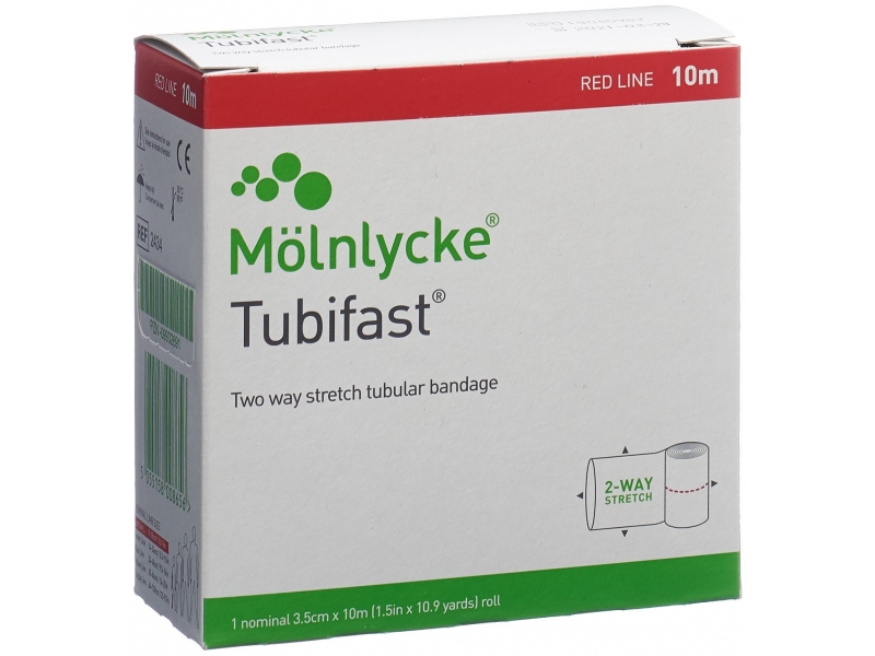 Tubifast rétention tubulaire 3.5cmx10m rouge