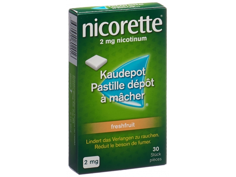 Nicorette Freshfruit Kaudepots 2 mg 30 Stk