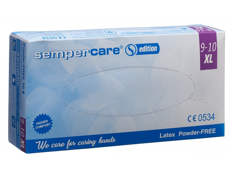 Sempercare Edition Handschuhe Latex XL ungepudert 90 Stk