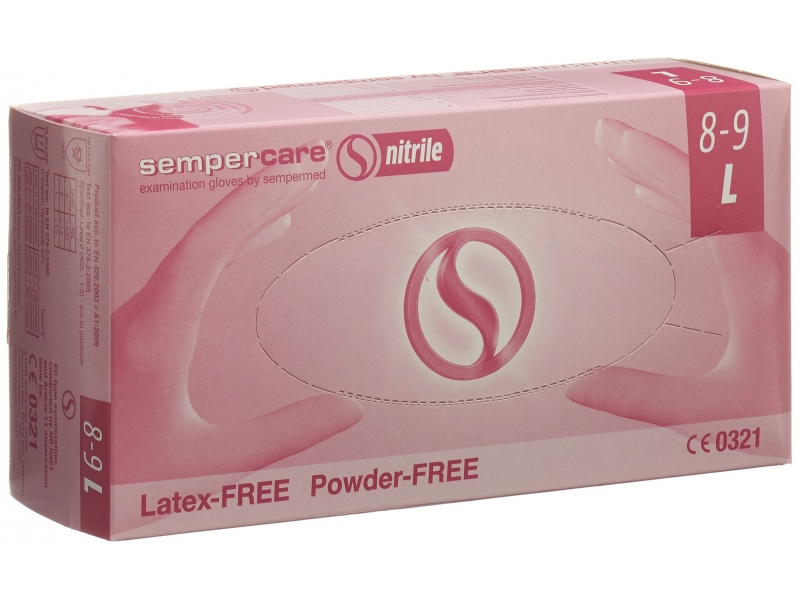 Sempercare Handschuhe Nitril L puderfrei unsteril 100 Stk