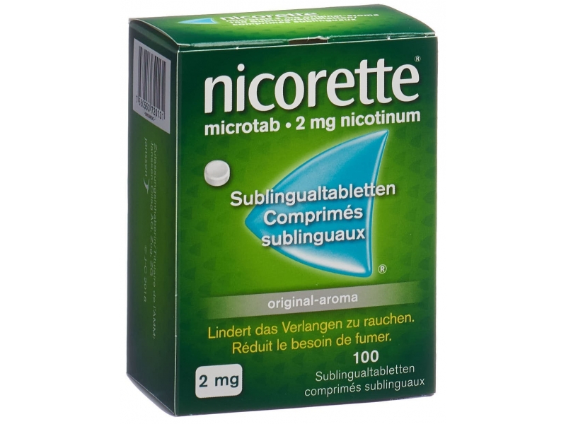 Nicorette Microtab original cpr subling 2 mg 100 pce