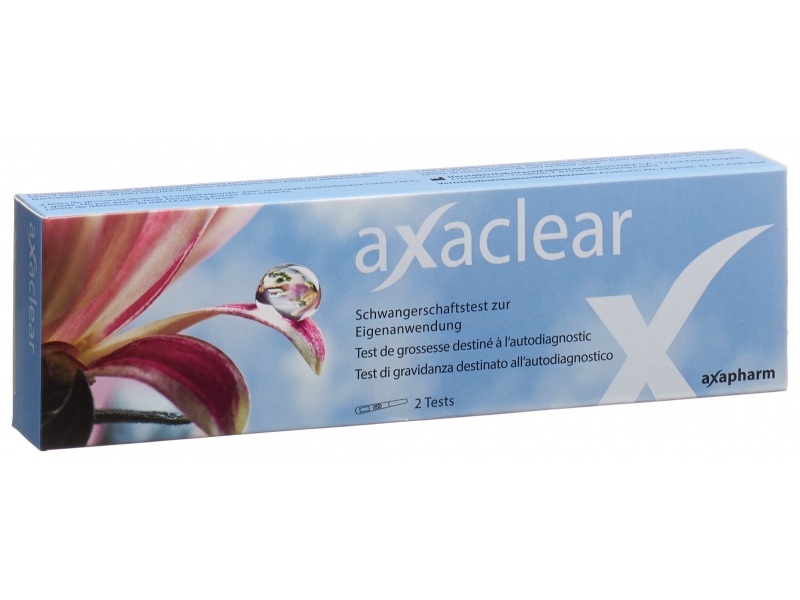 axaclear test de grossesse 2 pce