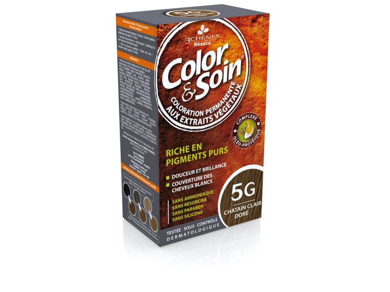 Color & Soin coloration 5G châtain cla doré 135 ml