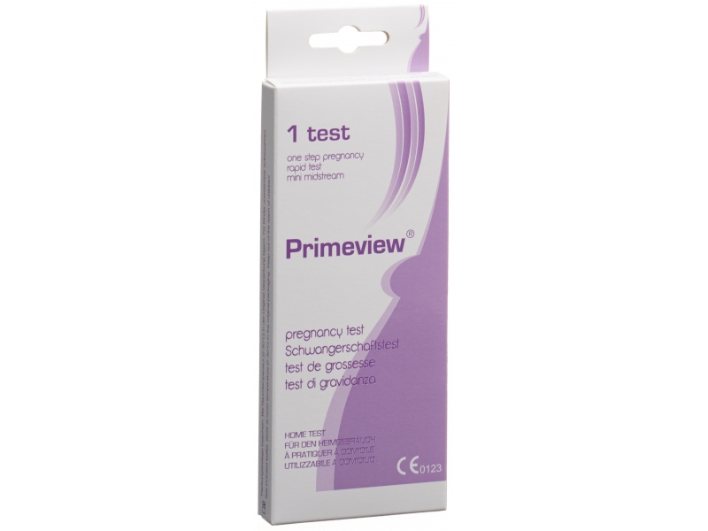 Primeview hCG midstream pregnancy test mini