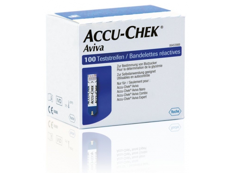Accu-Chek Aviva bandelettes 2 x 50 pce