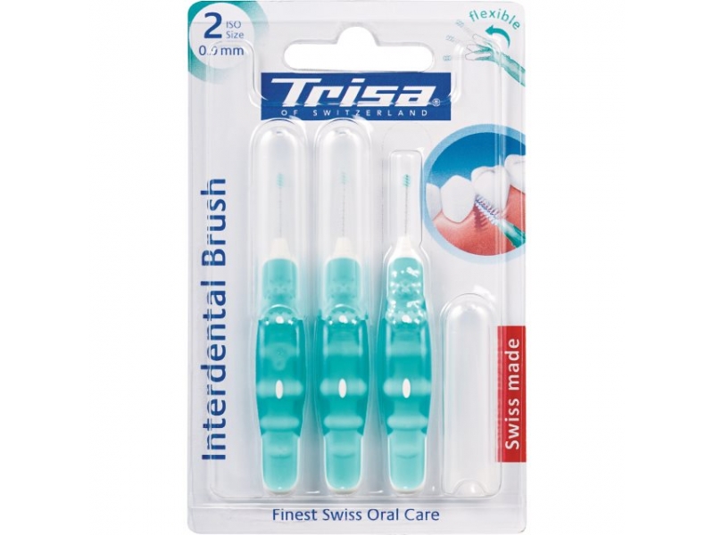 Trisa Interdental Brush ISO 2 0.9mm 3 pce