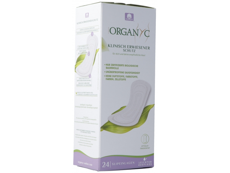 Organyc Slipeinlagen extra dünn light flow 24 Stk