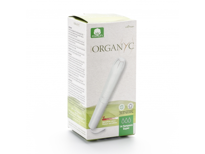 ORGANYC tampons super av applicateur 14 pce