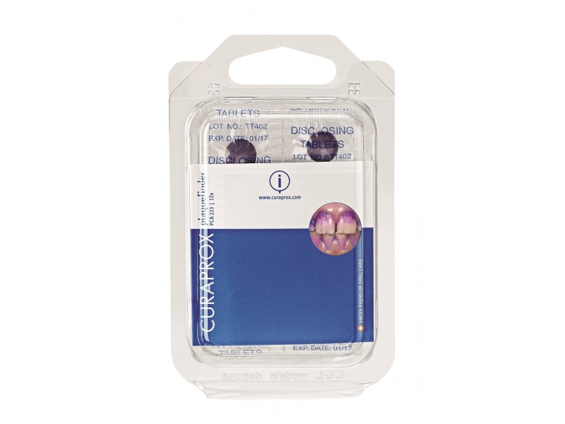 Curaprox PCA 223 Plaquesearch Anfärbetabletten 12 Stk
