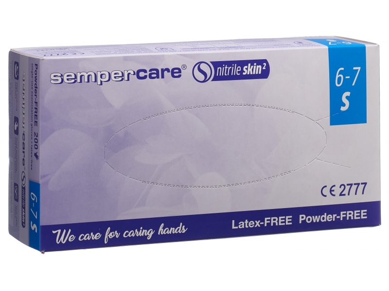Sempercare Nitrile Skin gants S non poudré non stérile 200 pce