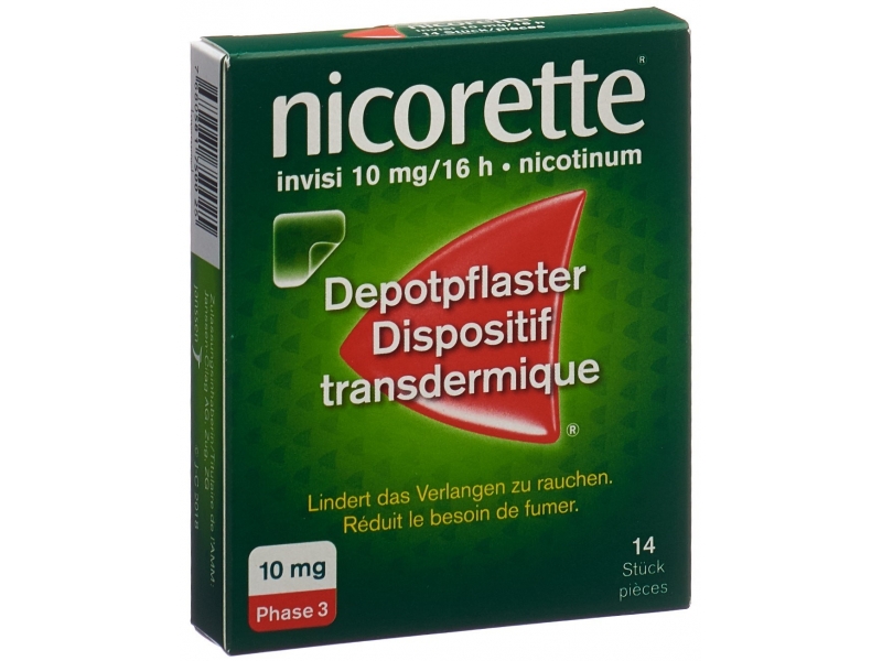 Nicorette Invisi patch 10 mg/16h 14 pce
