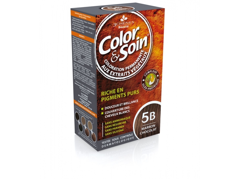 Color & Soin coloration 5B marron chocolat 135 ml