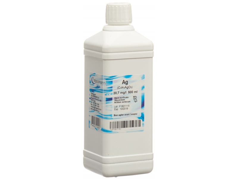 Oligopharm Silber Lös 20.7 mg/l 500 ml