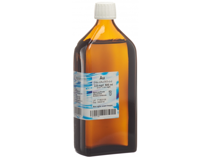 Oligopharm Gold Lös 2.5 mg/l 500 ml