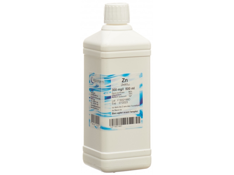 Oligopharm Zink Lös 300 mg/l 500 ml