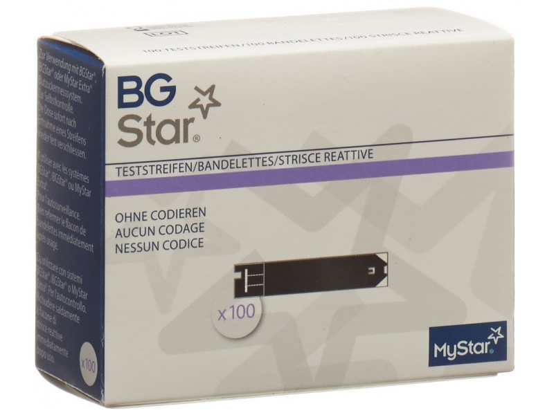 BGStar/ iBGSTAR MyStar Extra bandelettes 100 pce