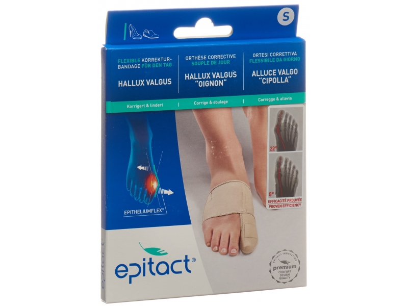 Epitact orthèse corrective souple Hallux valgus JOUR S 20-21.5cm